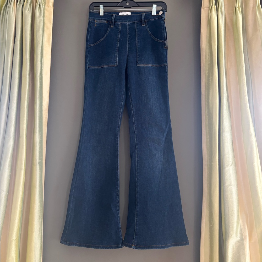 Frame Denim Dark Blue Flare Jeans